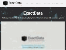 Tablet Screenshot of exactdata.net