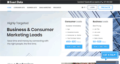Desktop Screenshot of exactdata.com
